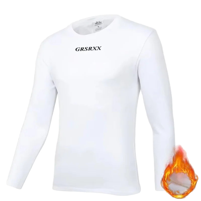 White long-sleeve shirt on a white background